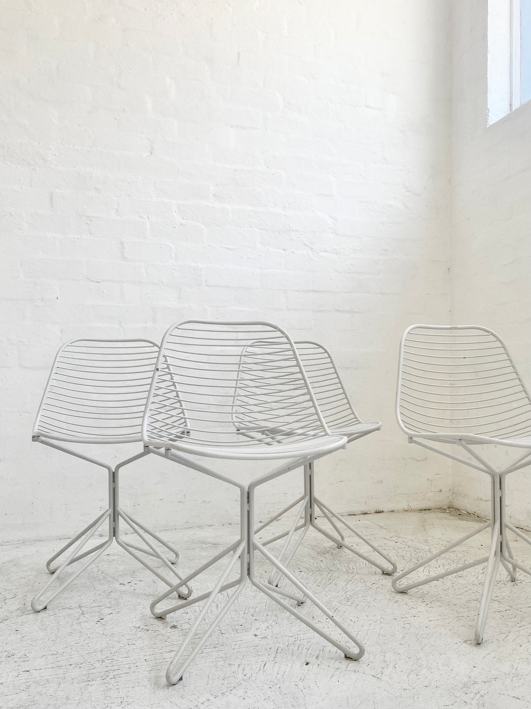 Set of four Henrik Pedersen 'String' Chairs