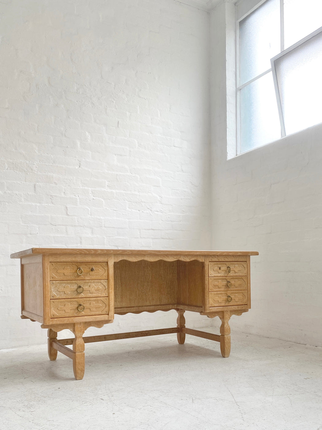 Henning Kjaernulf Solid Oak Desk
