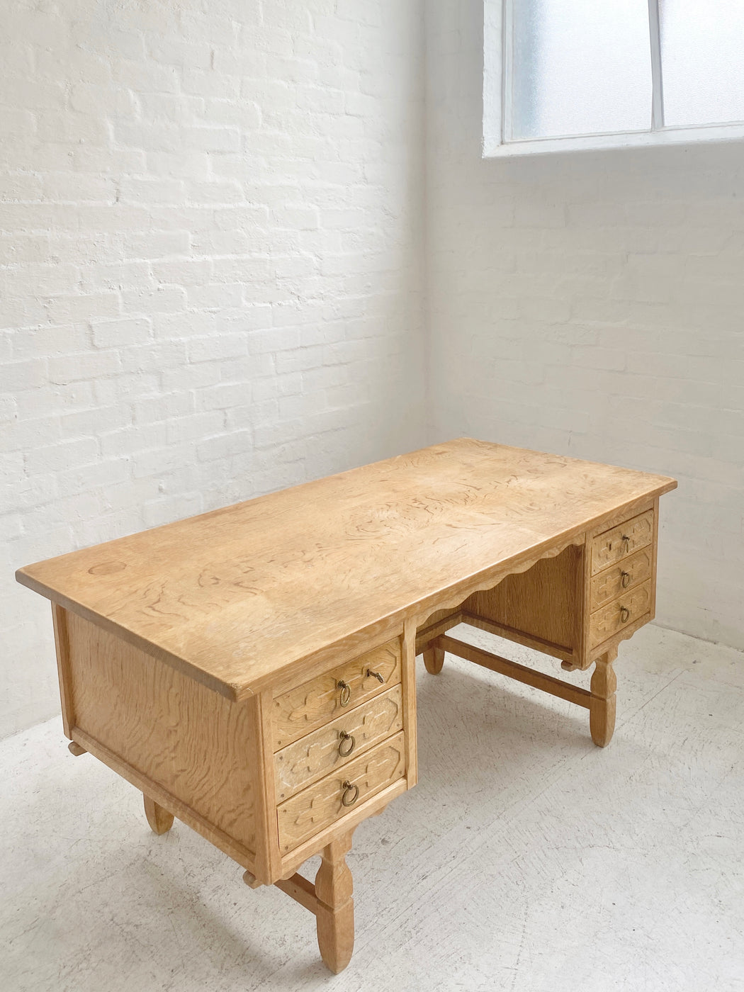 Henning Kjaernulf Solid Oak Desk