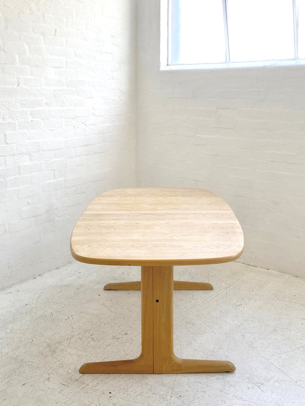Skovby Oak Extension Dining Table