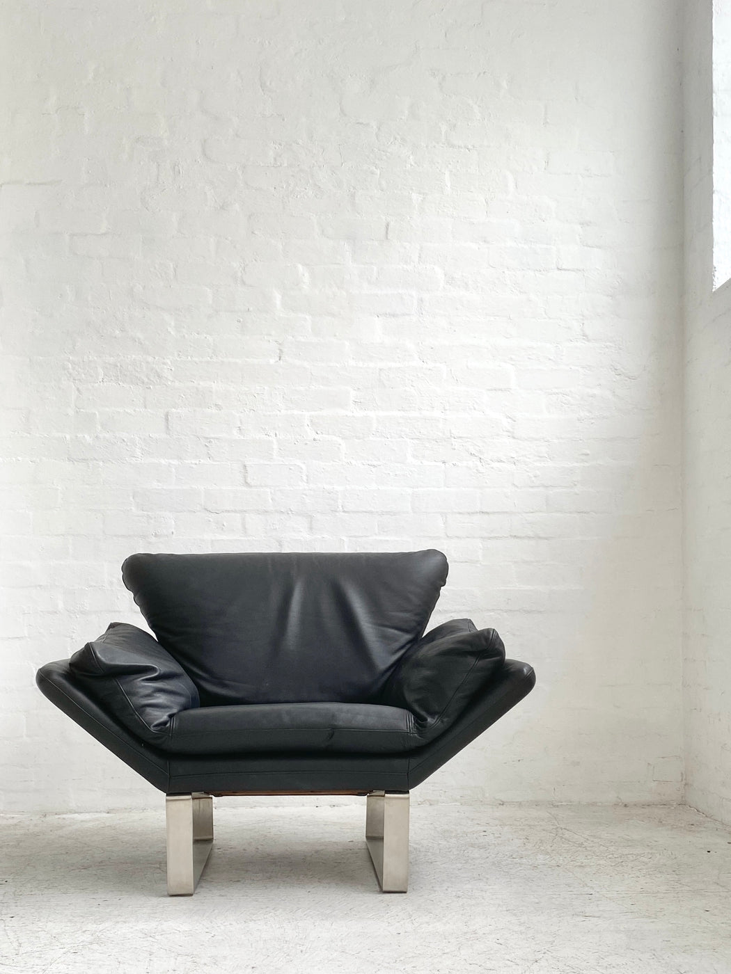 Danish Leather Lounge Chair