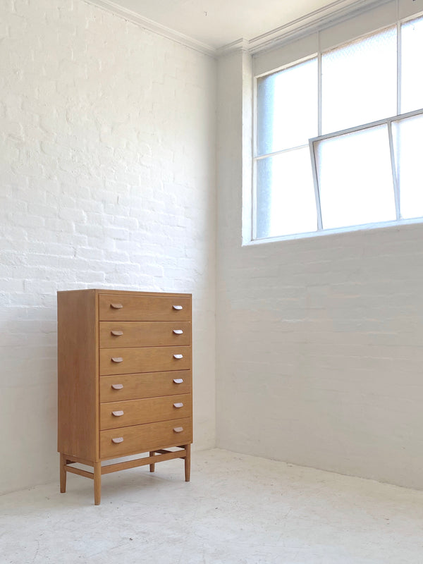 Poul Volther 'Model F17' Oak Tallboy Drawers