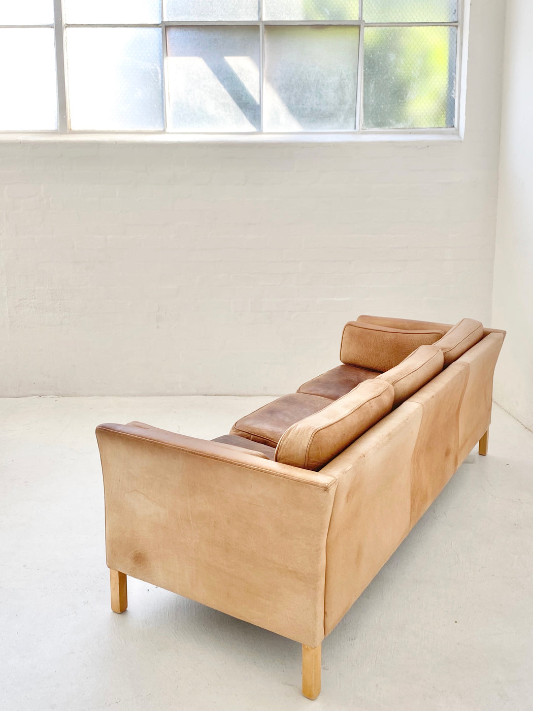 Mogens Hansen Leather Sofa