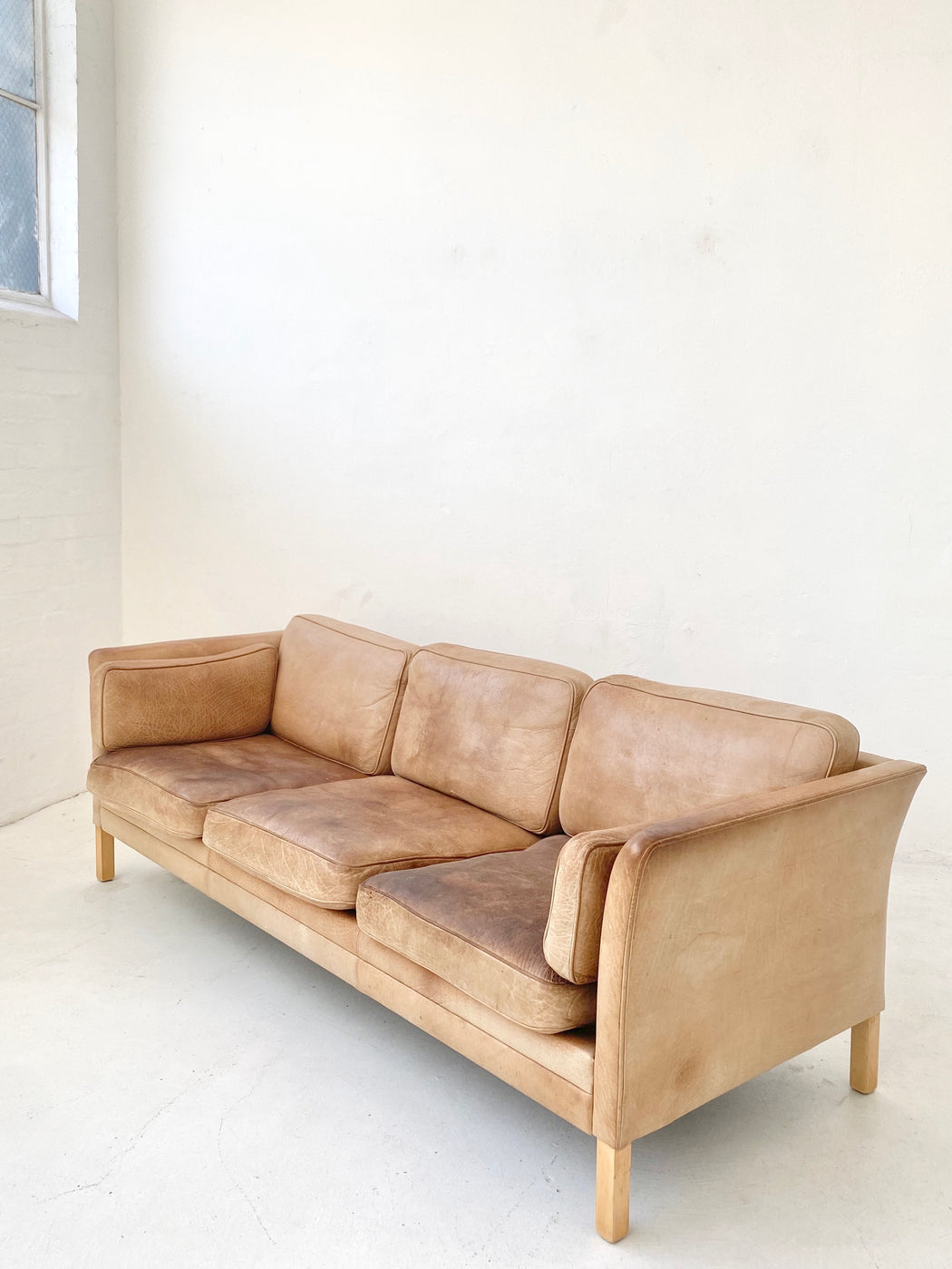 Mogens Hansen Leather Sofa