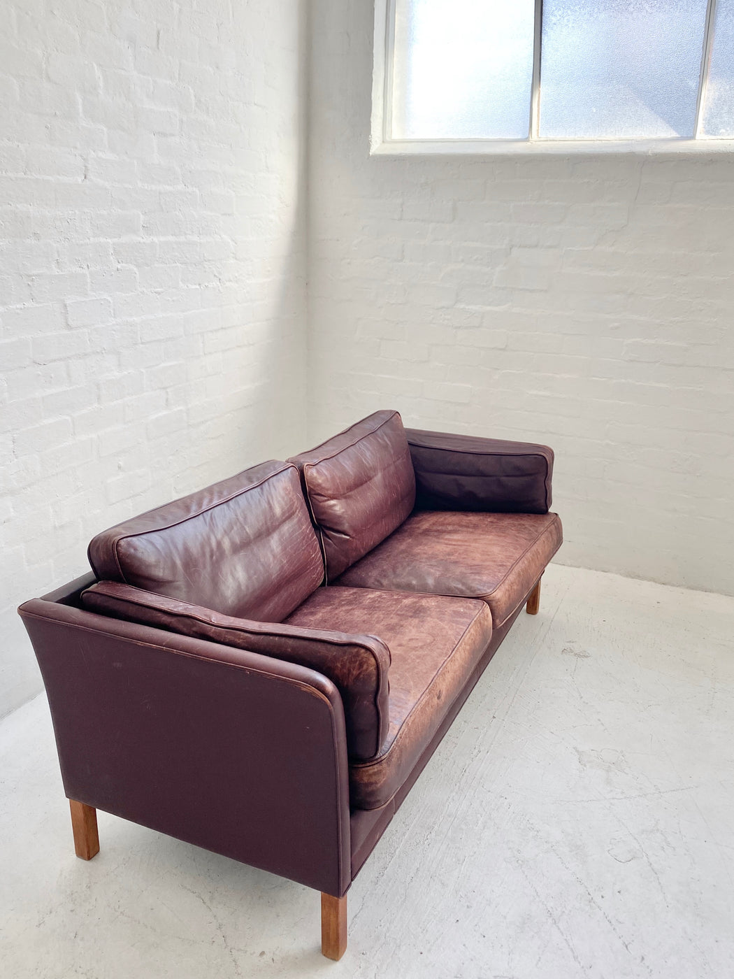 Mogens Hansen Leather Sofa