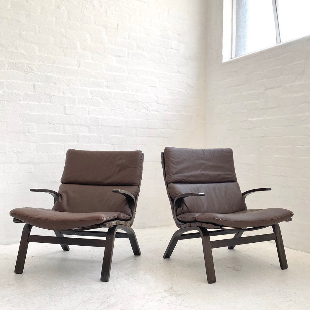 Danish Leather Armchair