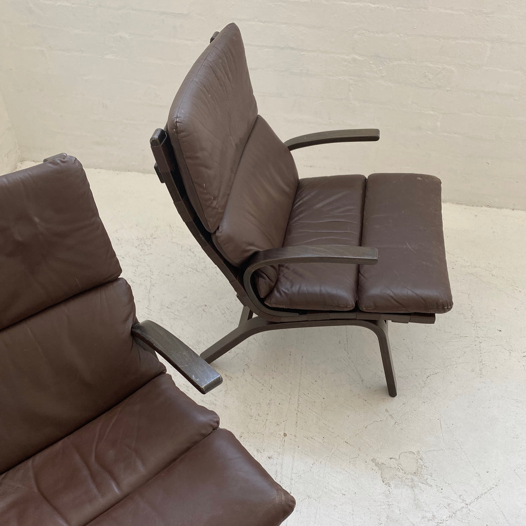 Danish Leather Armchair