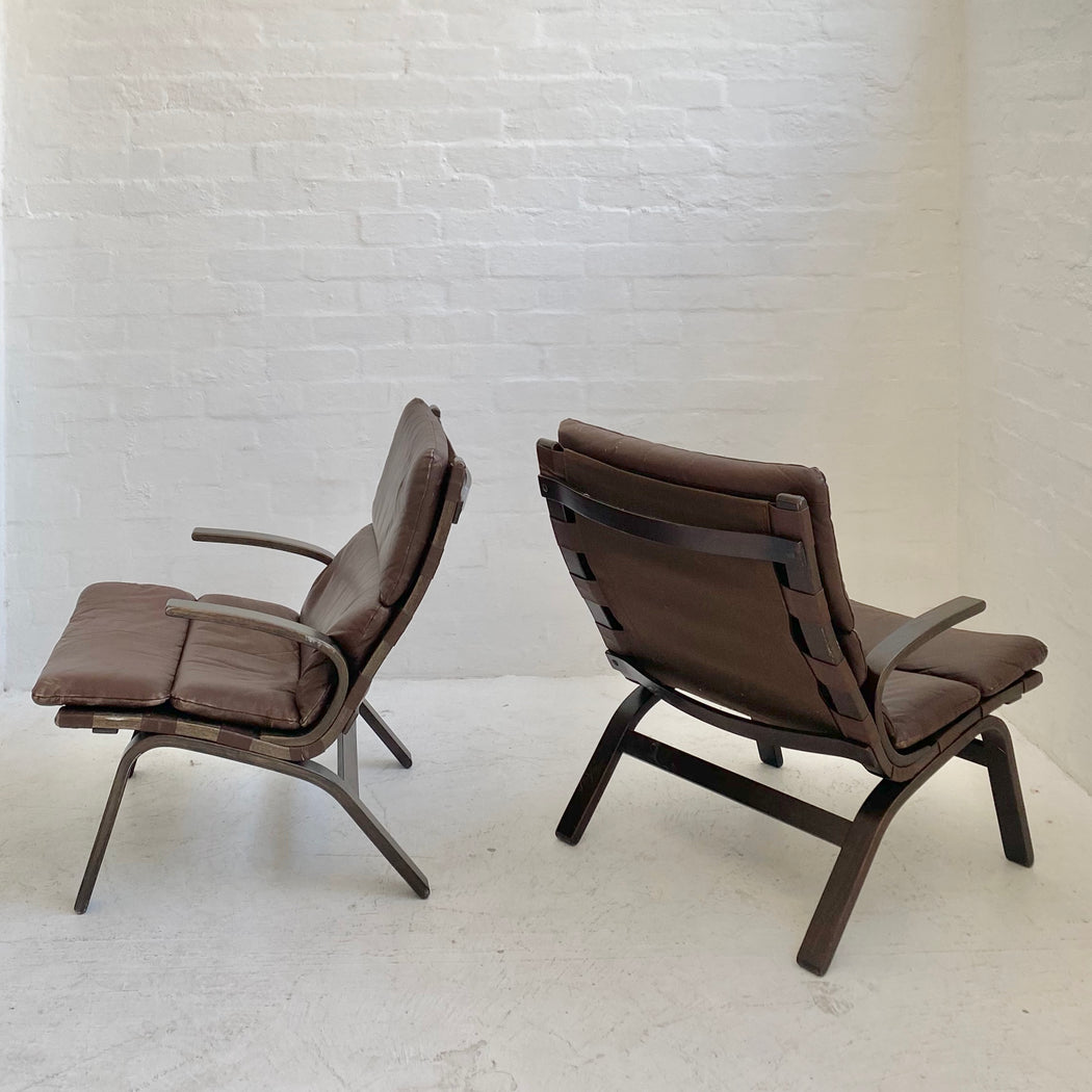 Danish Leather Armchair