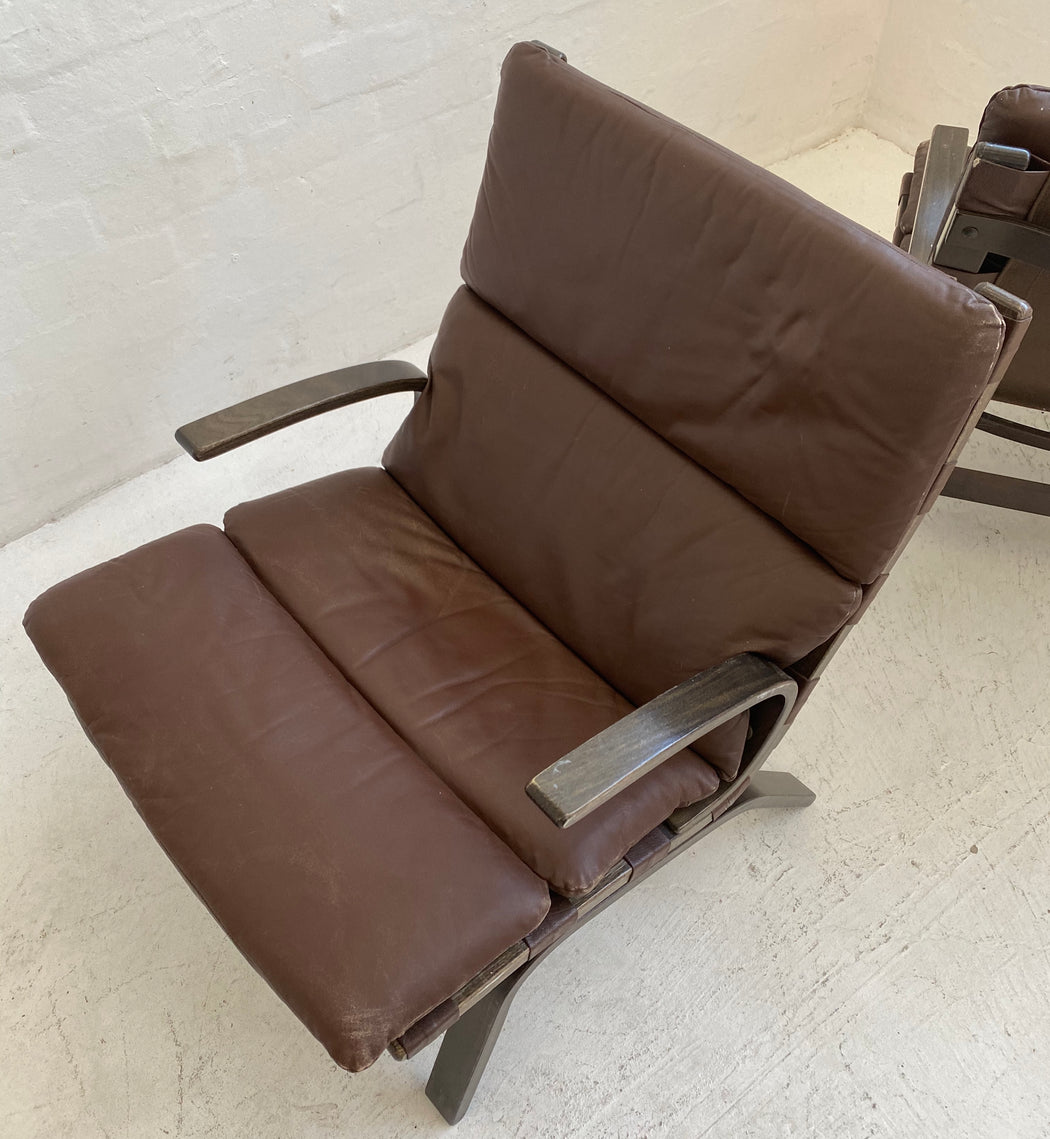 Danish Leather Armchair