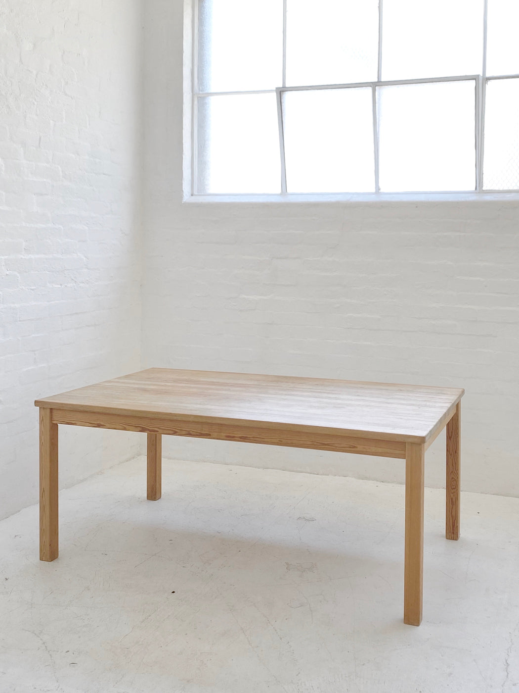Danish 1970s Douglas Fir Dining Table