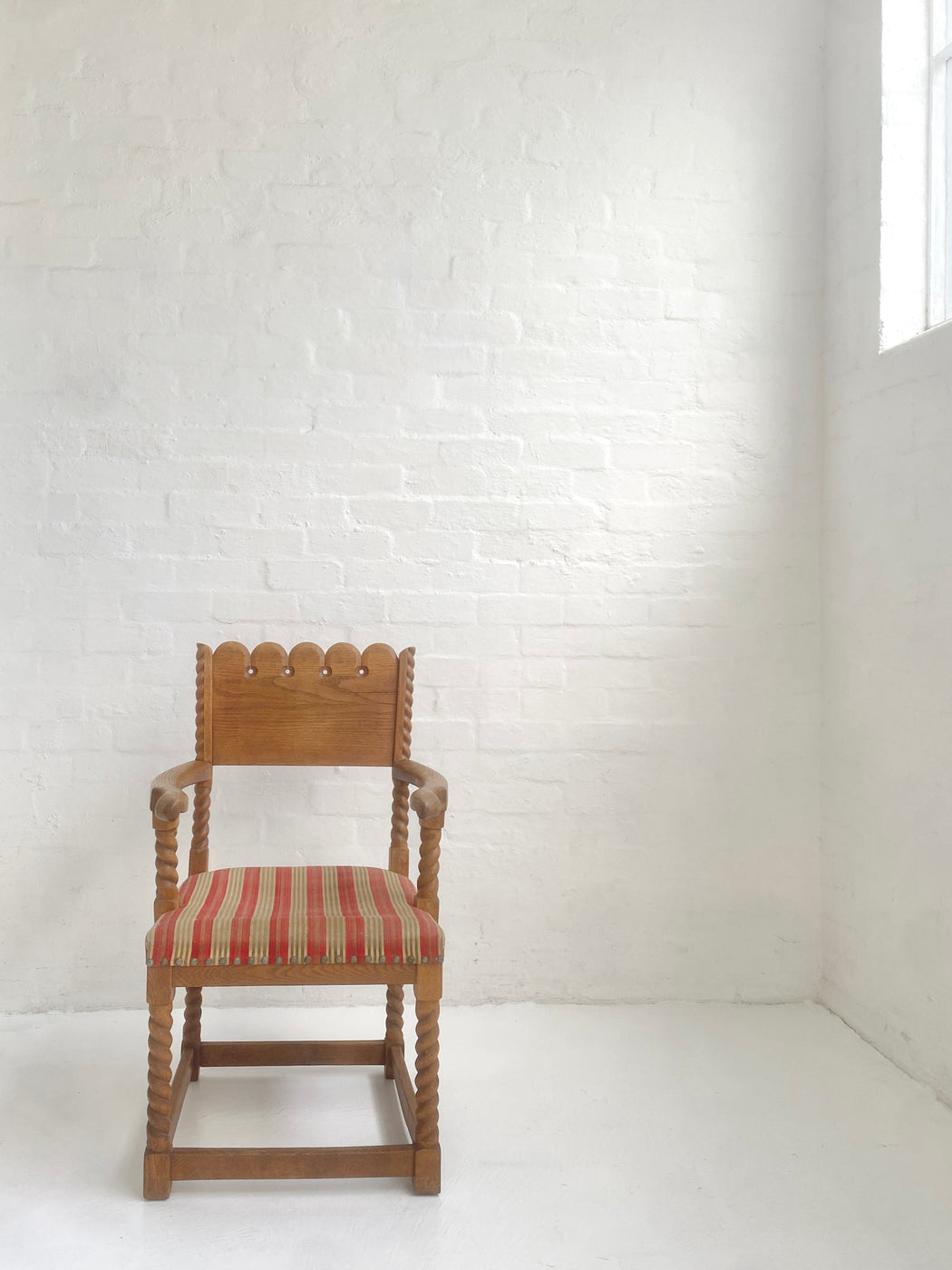 Scandinavian Antique Oak Chair