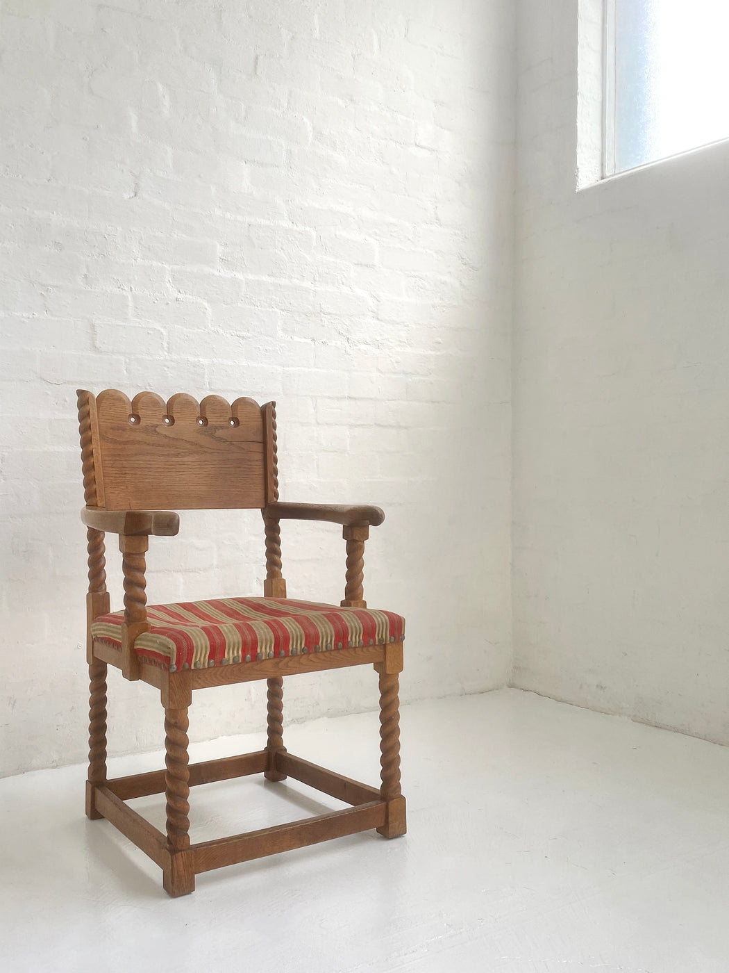 Scandinavian Antique Oak Chair