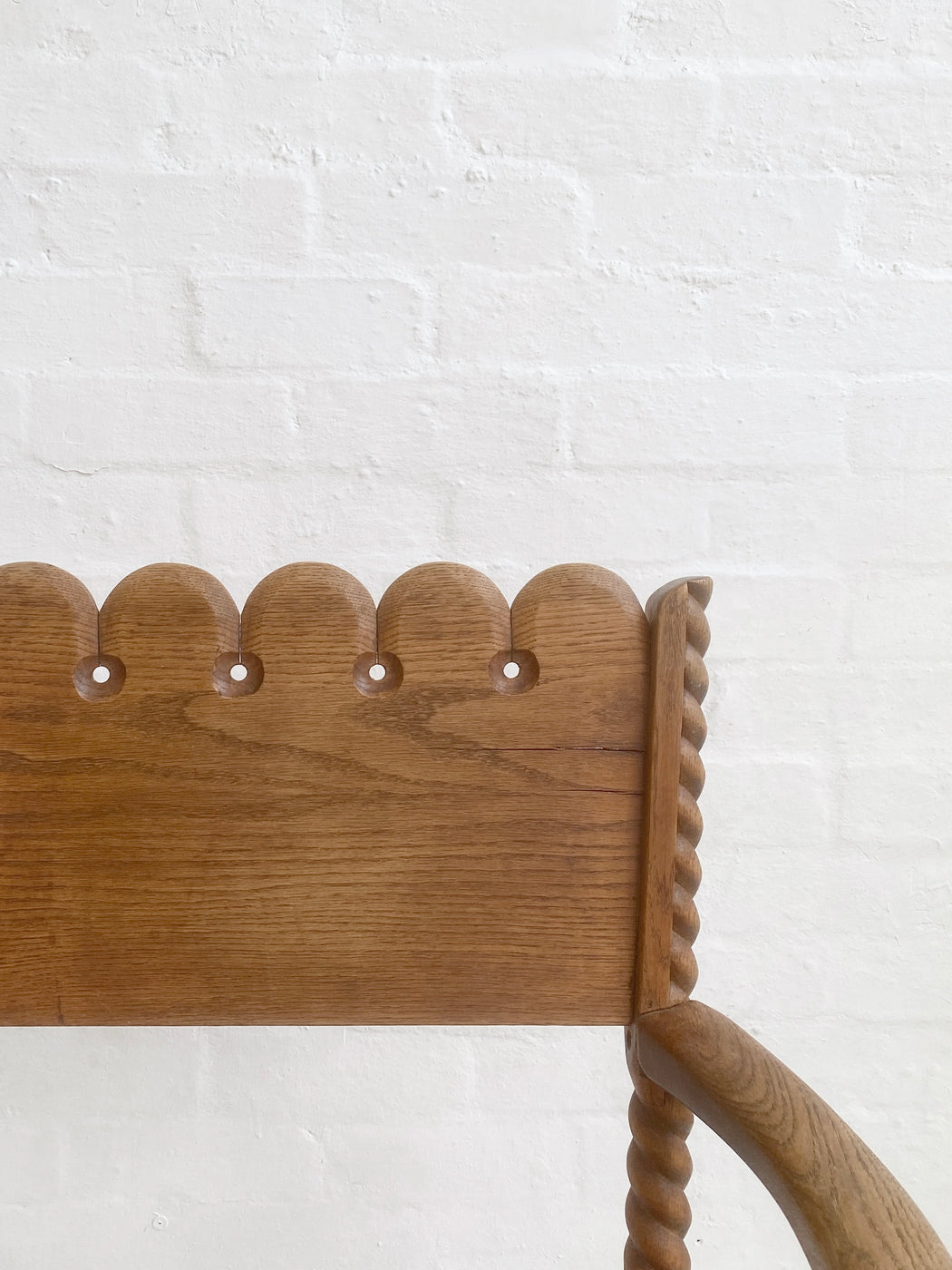 Scandinavian Antique Oak Chair