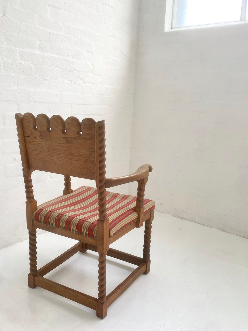 Scandinavian Antique Oak Chair