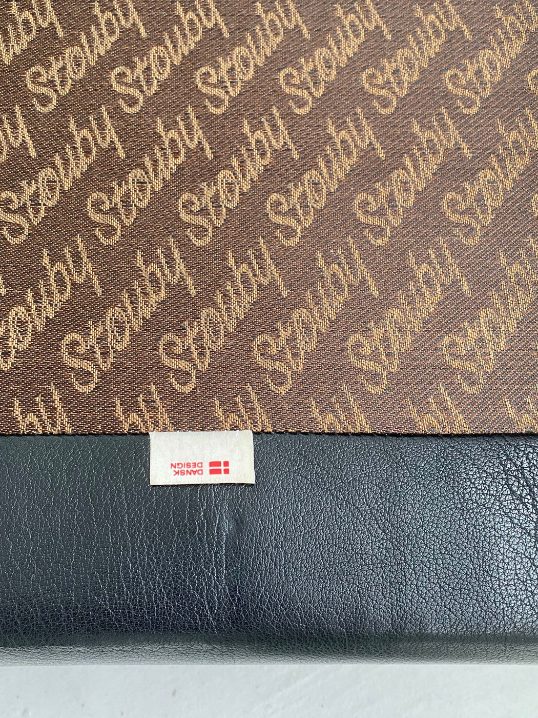 Stouby Black Leather Sofa