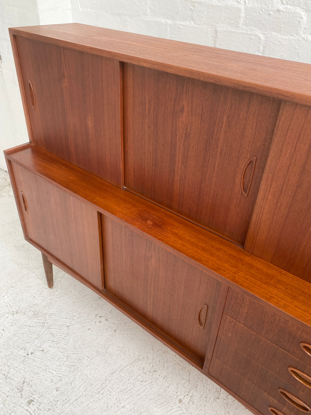 Danish Teak High Sideboard