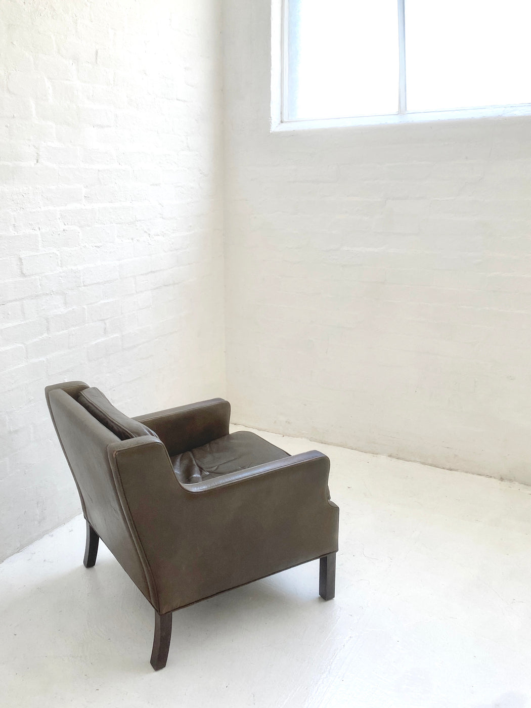 Danish Leather Lounge Chair