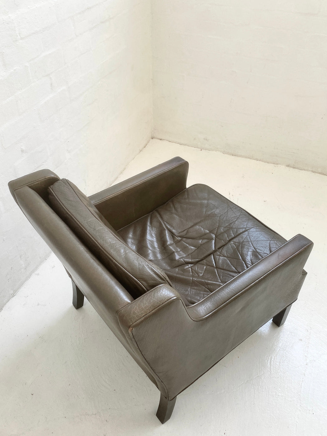 Danish Leather Lounge Chair