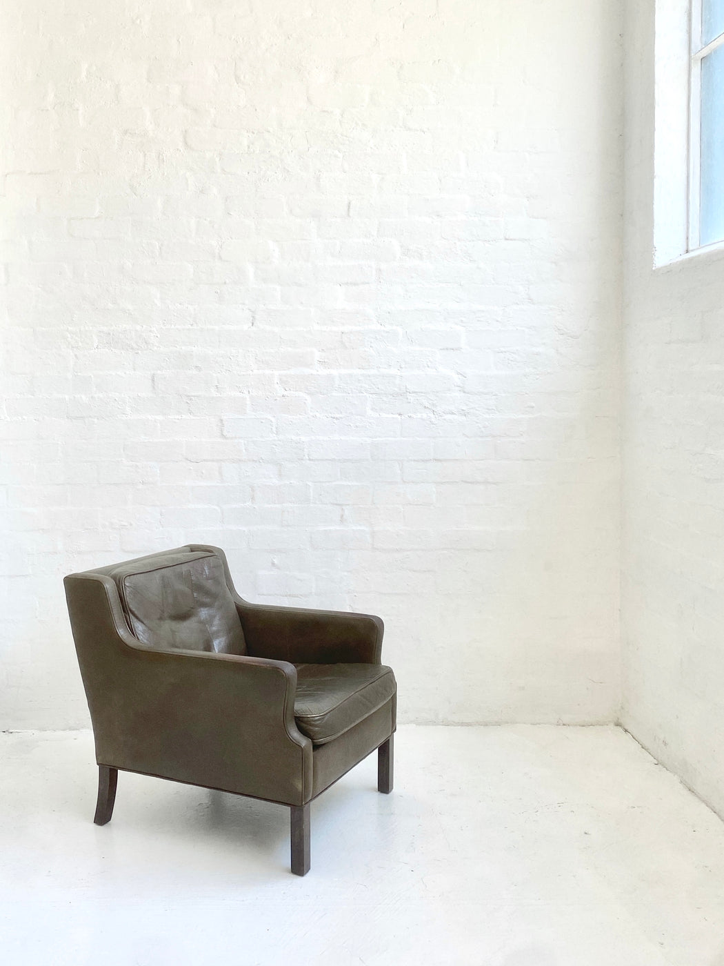 Danish Leather Lounge Chair