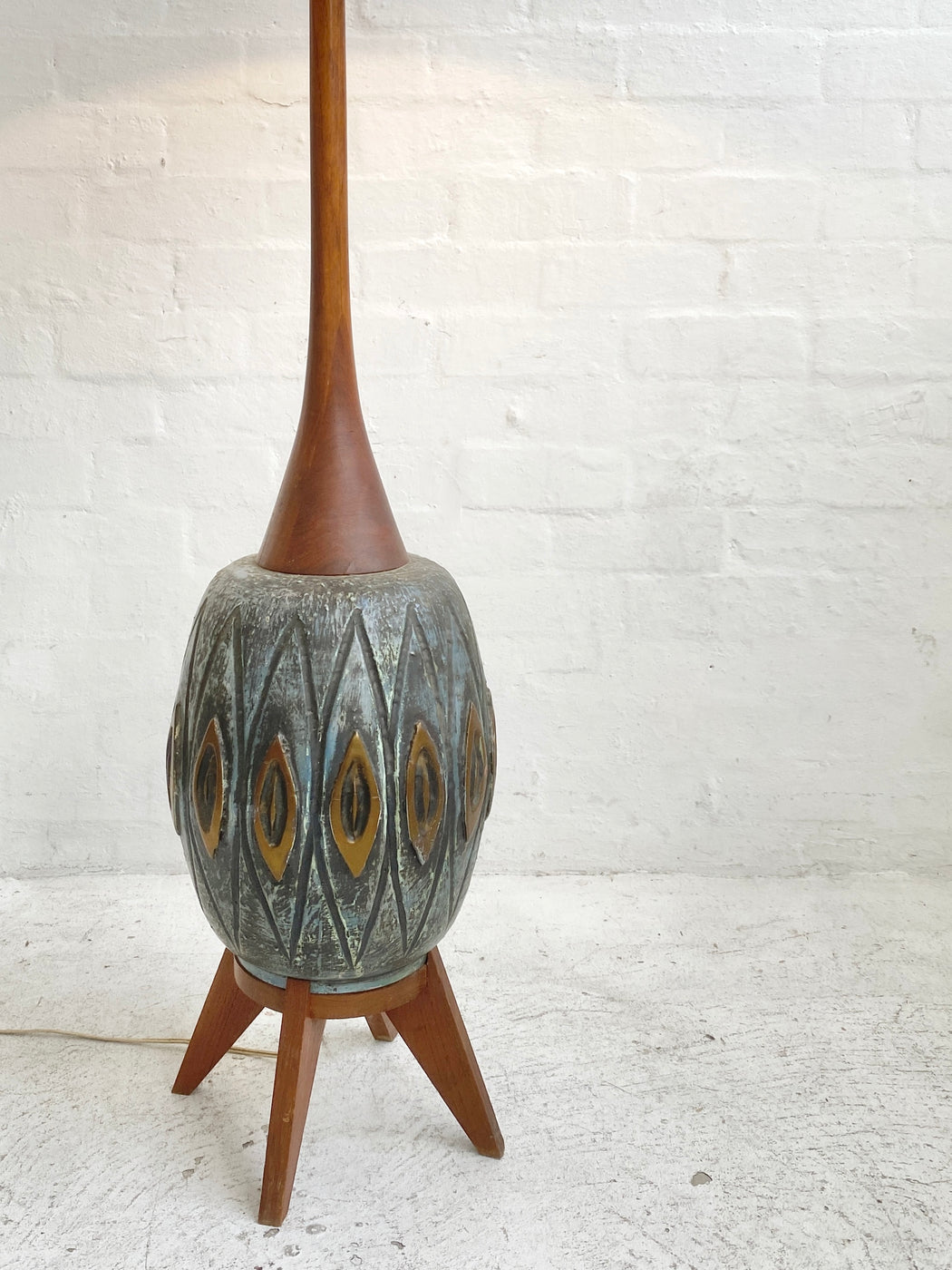 Large Mid-century Standing Lamp