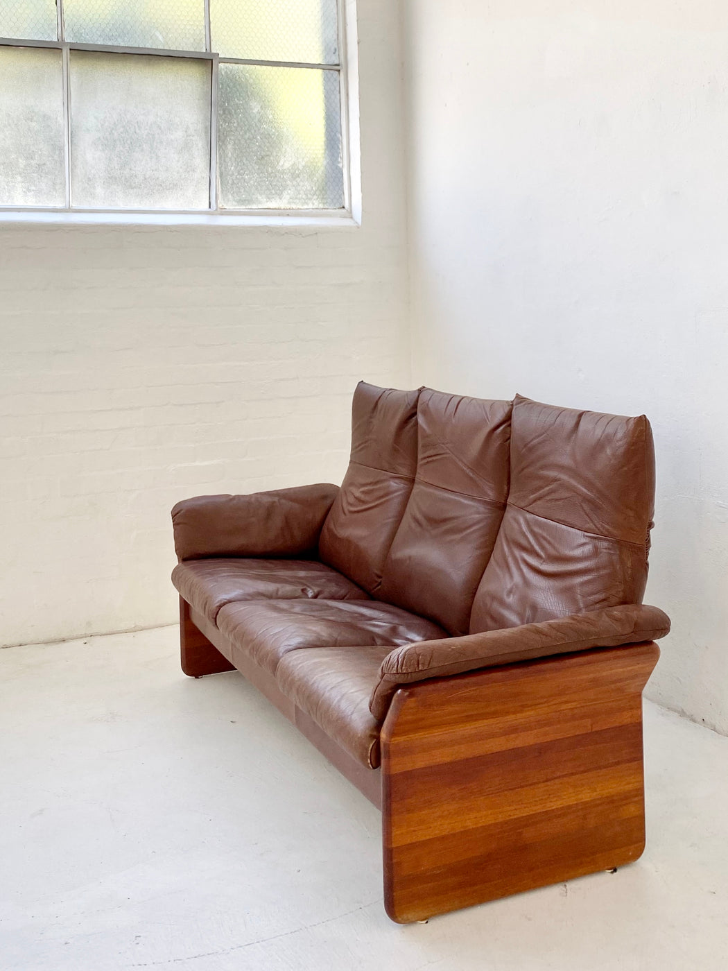 Danish Leather Sofa