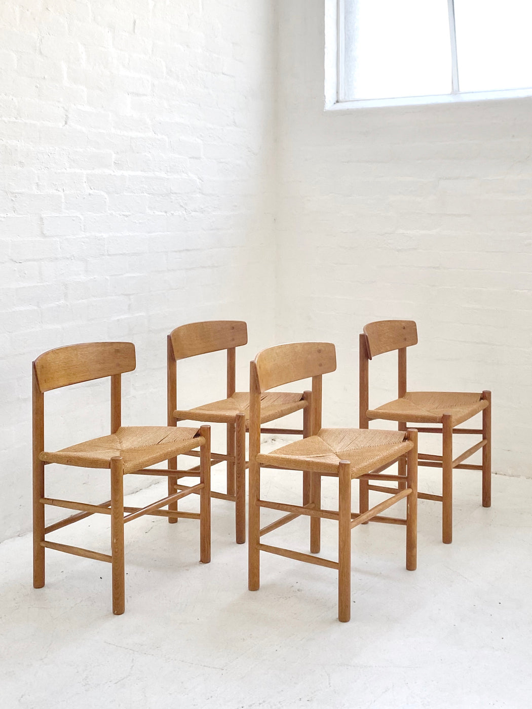 Børge Mogensen Oak 'J39' Chairs