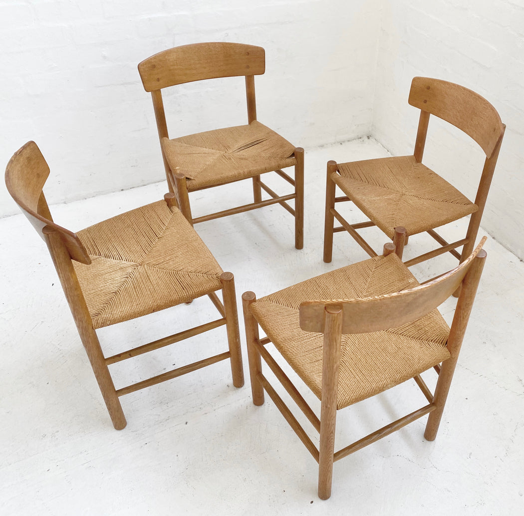 Børge Mogensen Oak 'J39' Chairs