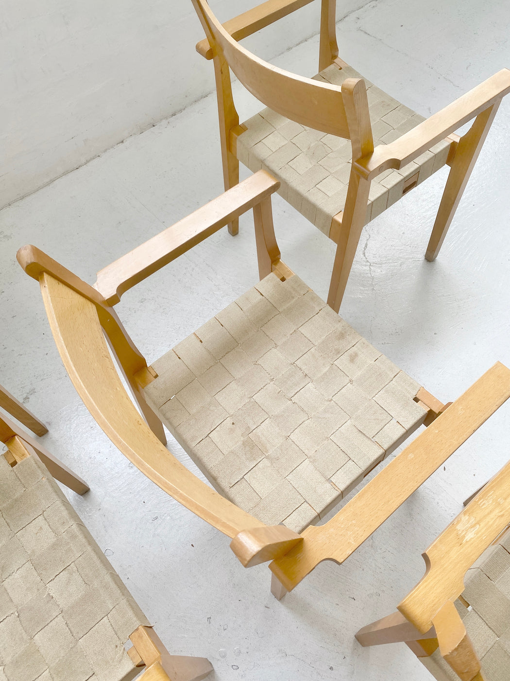 Set of six Hans J. Wegner 'Koldinghus' Armchairs