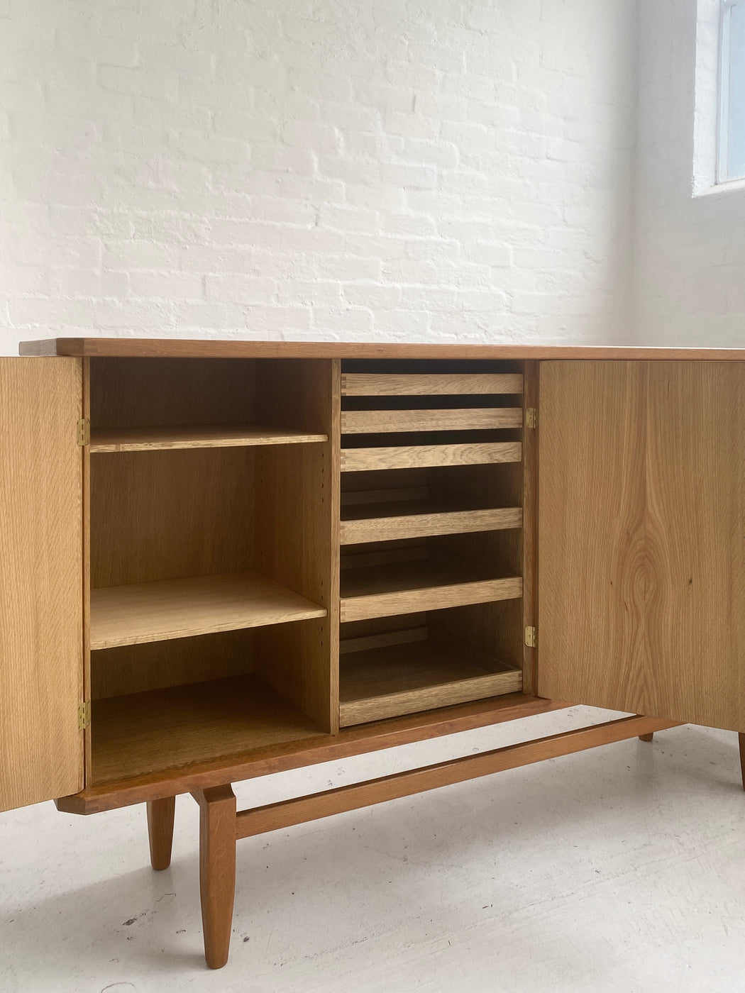 Danish Oak Highboard