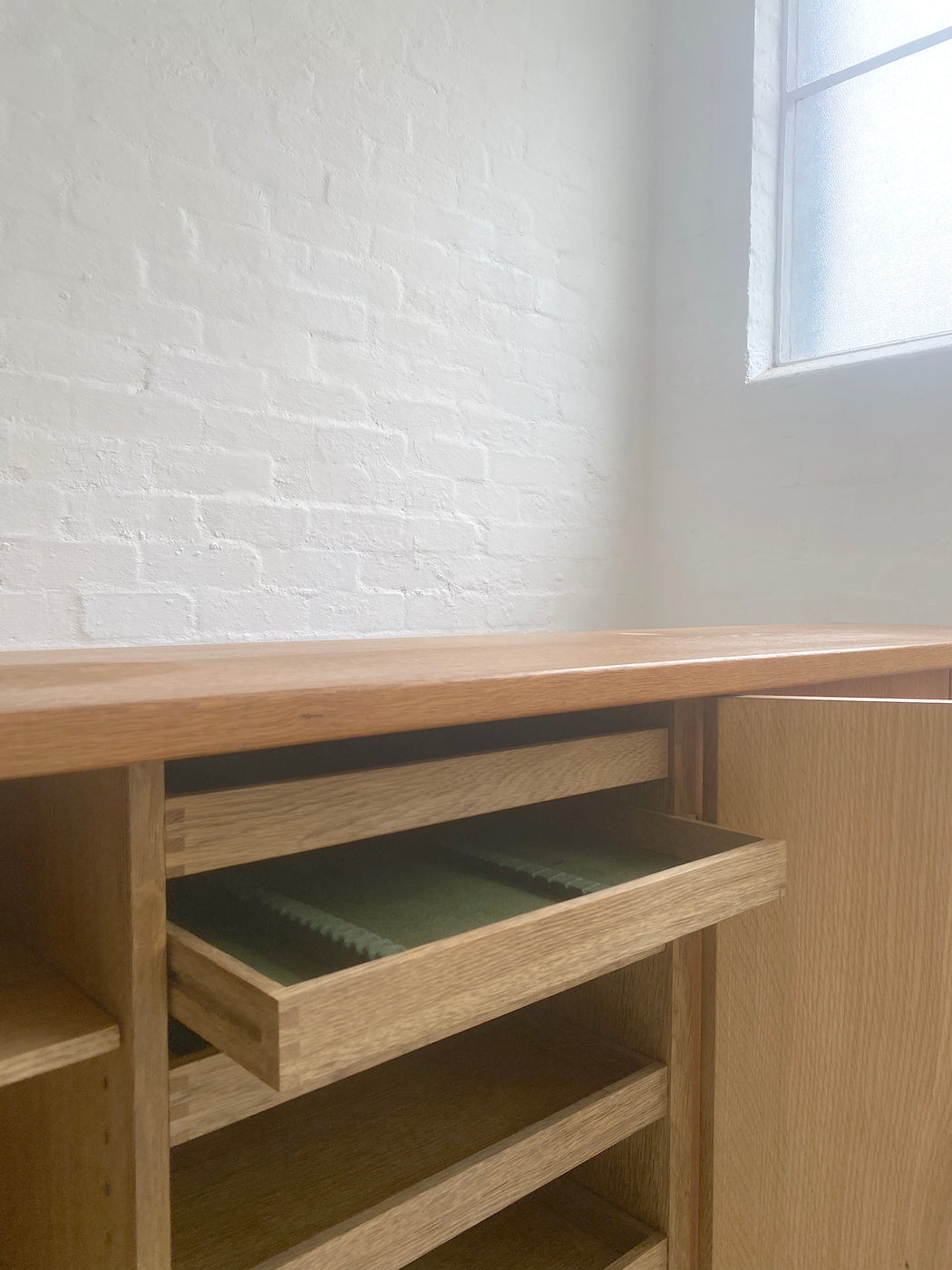 Danish Oak Highboard