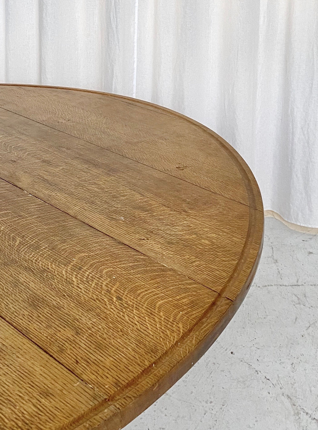 Rustic Danish Oak Dining Table