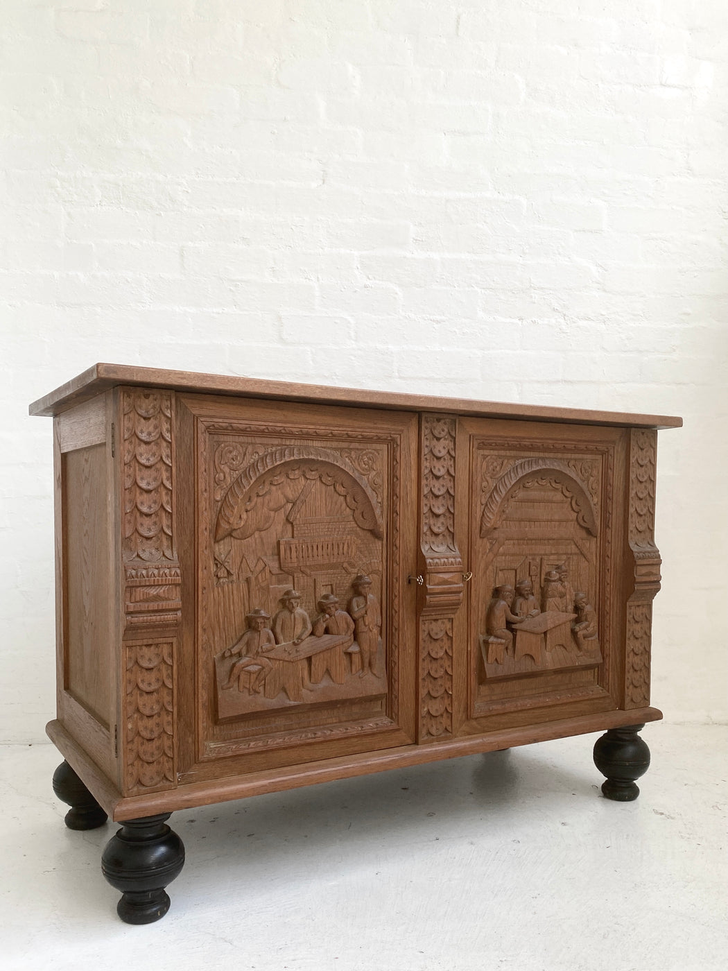 European Oak Sideboard
