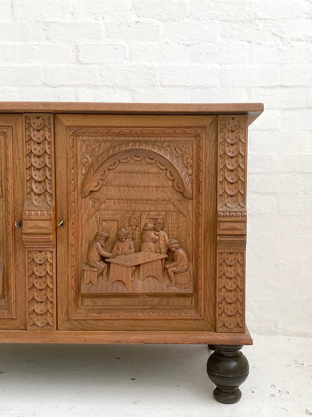European Oak Sideboard
