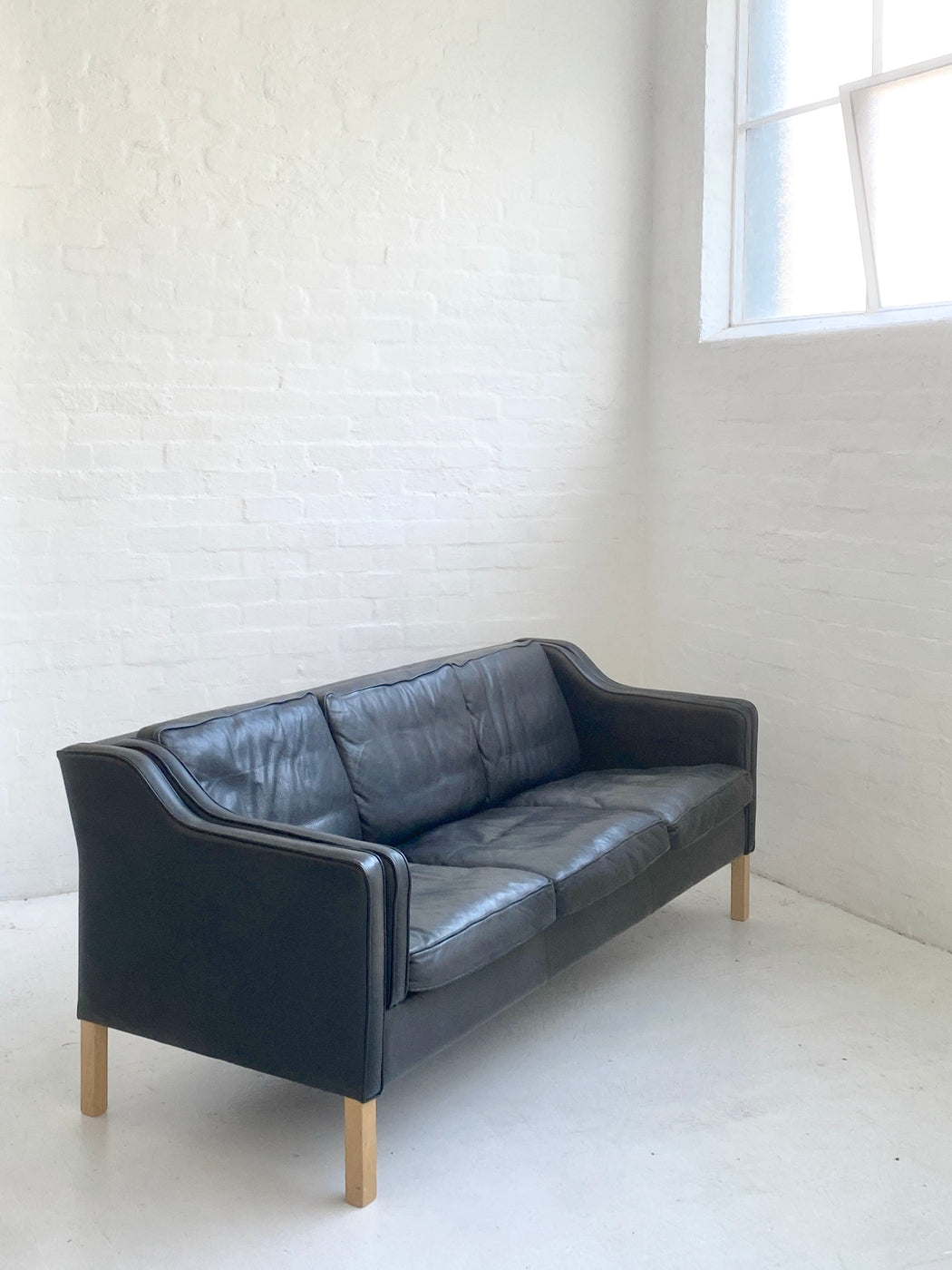 Mogens Hansen Leather Sofa
