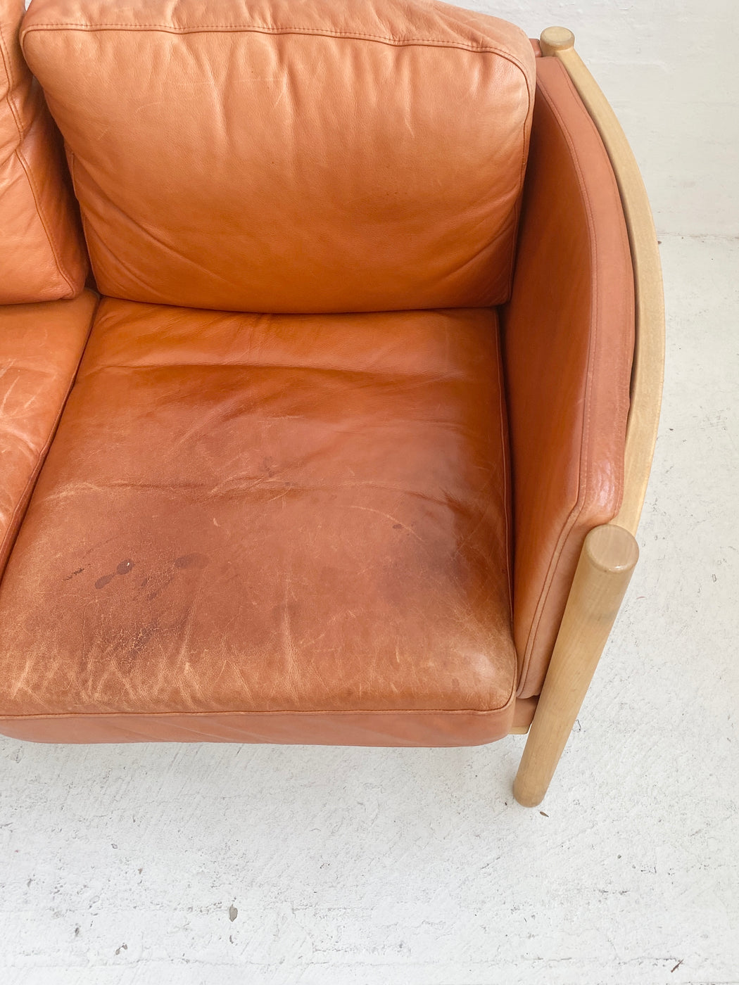 Danish Leather Sofa
