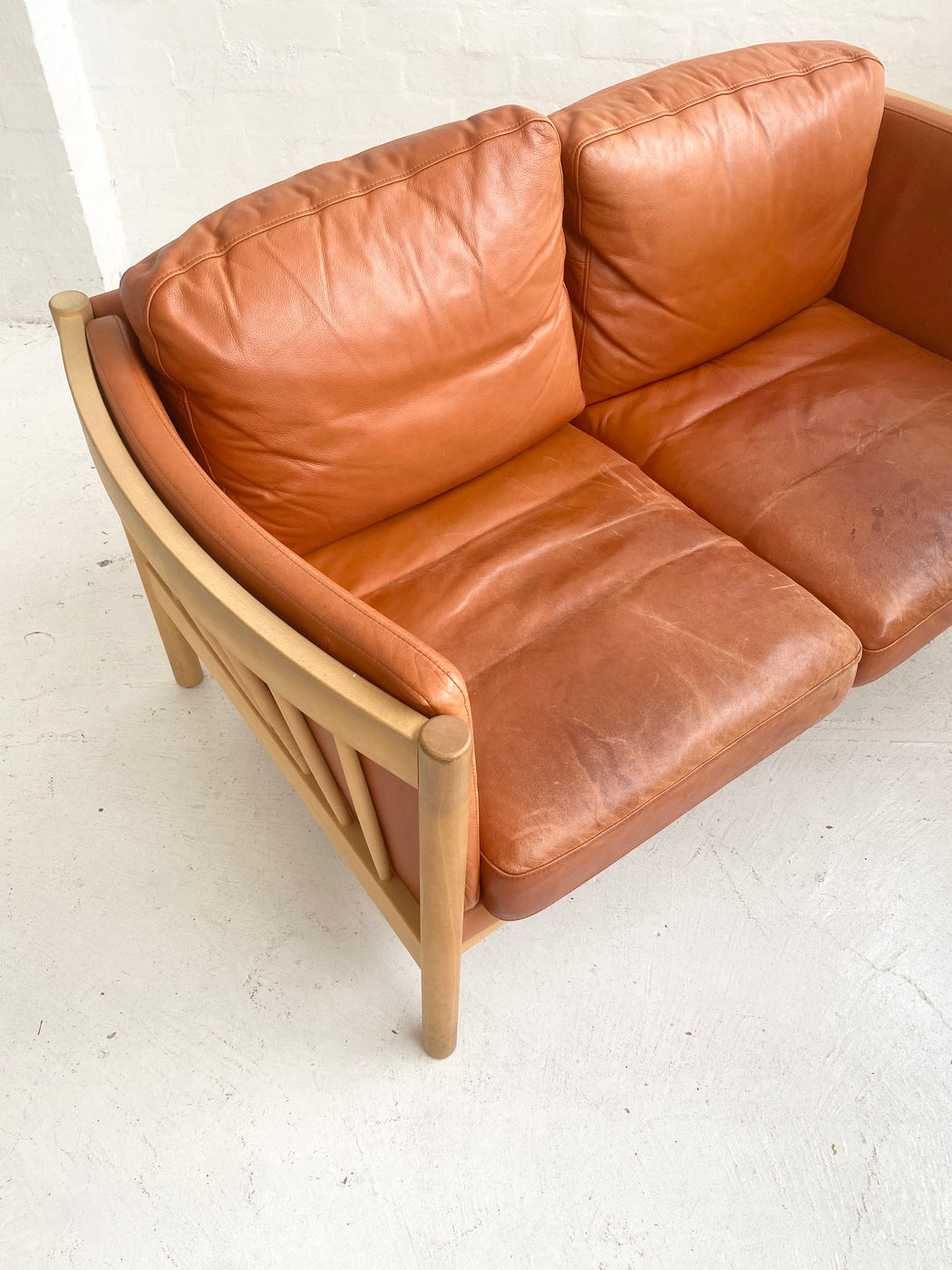 Danish Leather Sofa