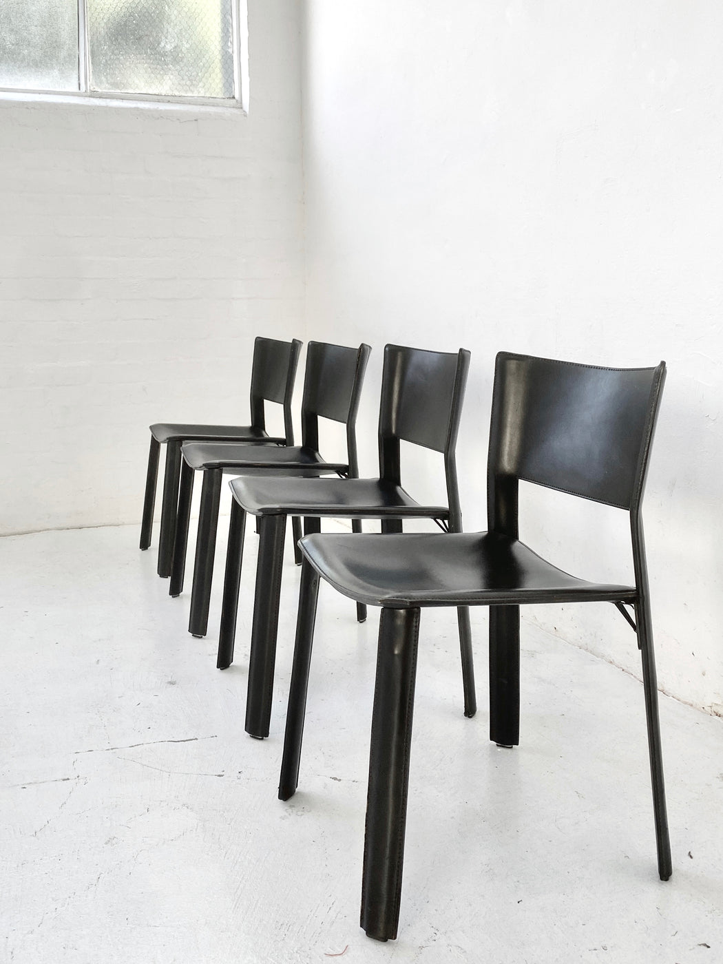 Set of 4 Giancarlo Vegni 'S91' Dining Chairs