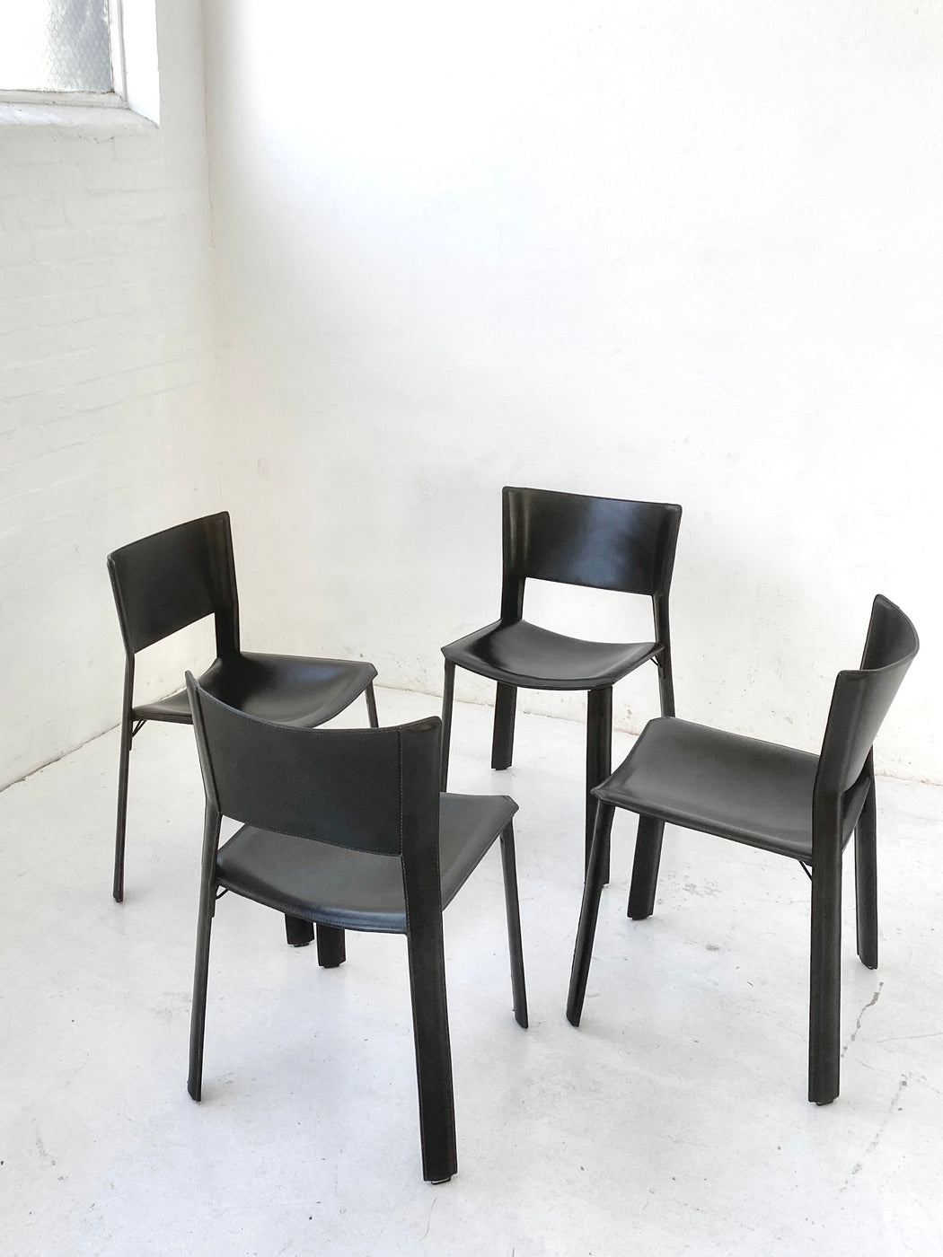 Set of 4 Giancarlo Vegni 'S91' Dining Chairs
