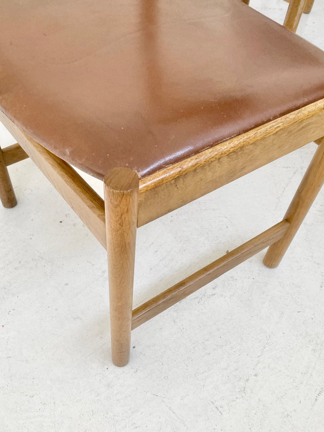 Set of Six Danish Oak Dining Chairs