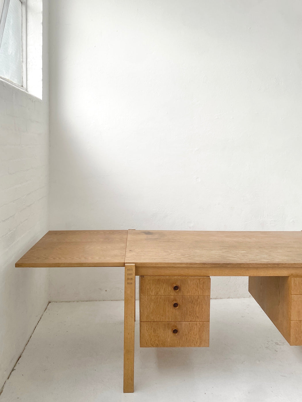 Danish Oak Dropside Desk