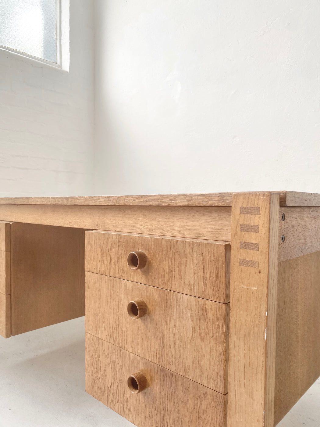 Danish Oak Dropside Desk
