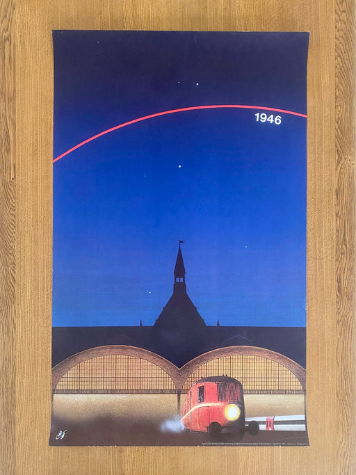 Bo Bonfils 1986 'DSB' Poster