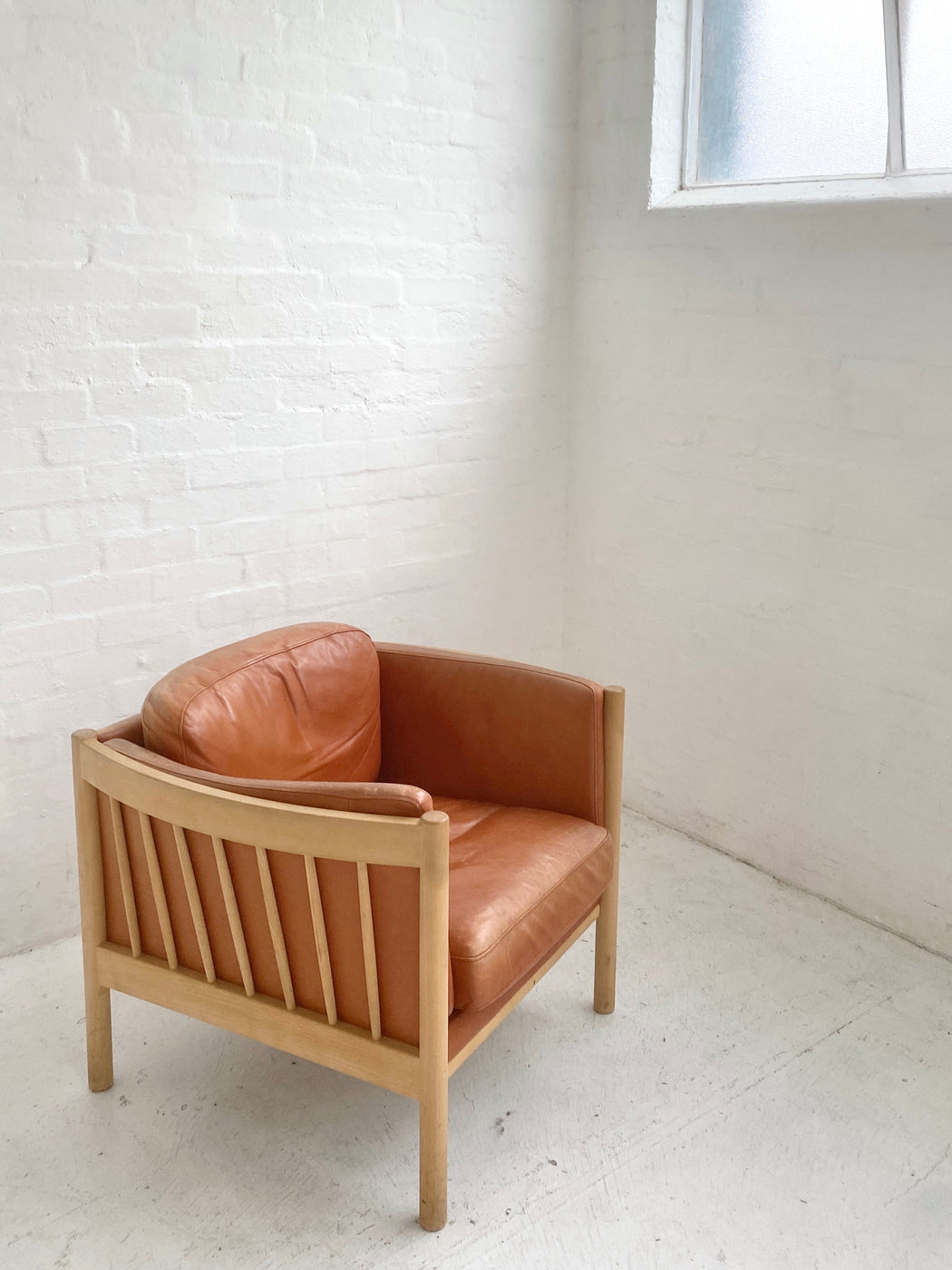 Danish Leather Lounge Chair