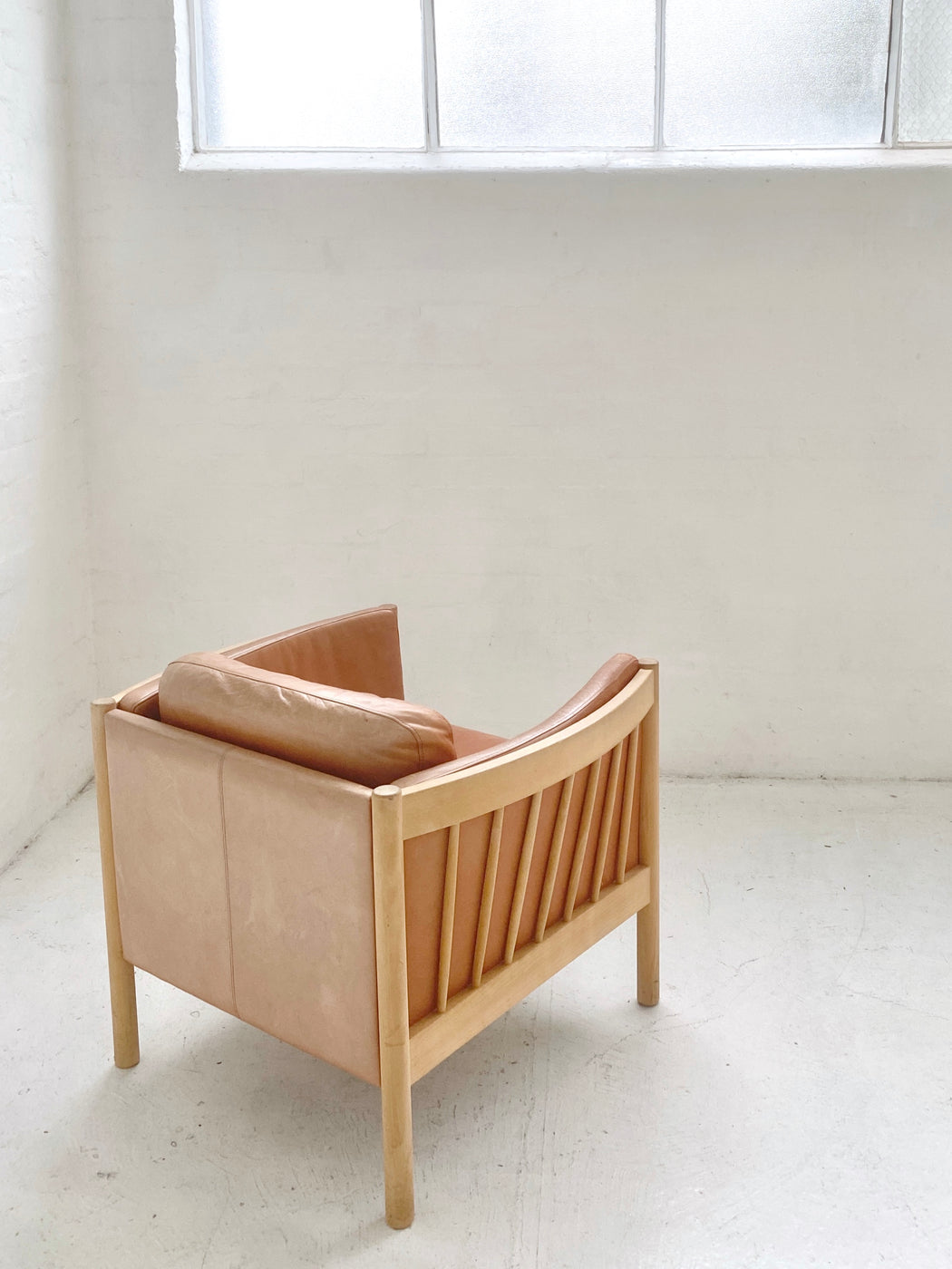 Danish Leather Lounge Chair