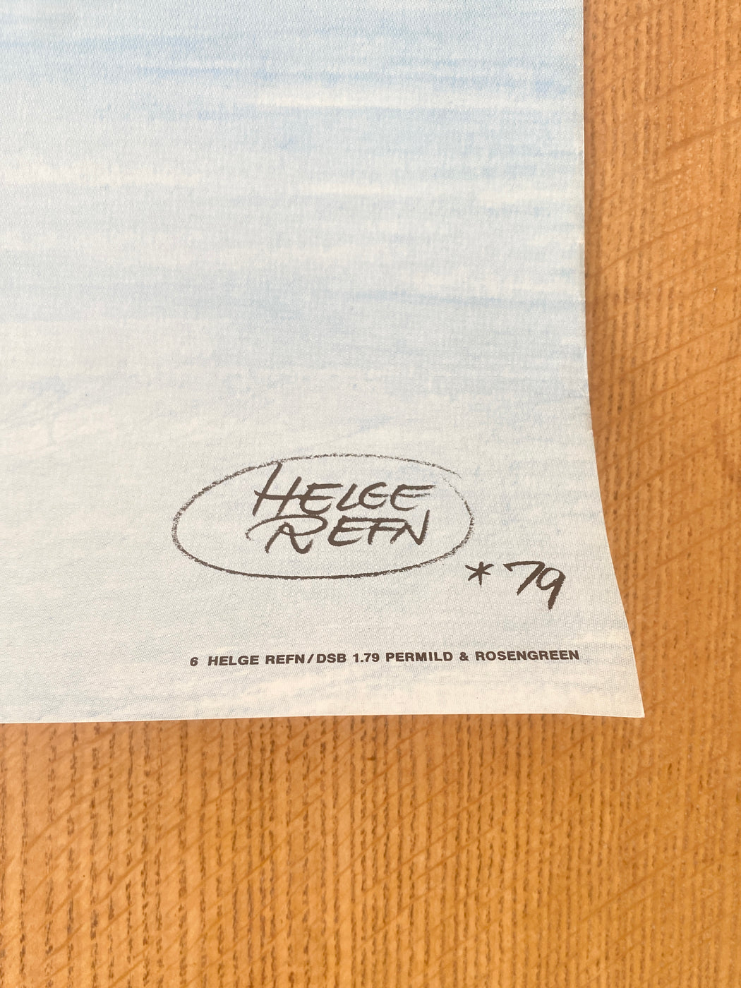Helge Refn 1979 DSB 'Ferry' Poster