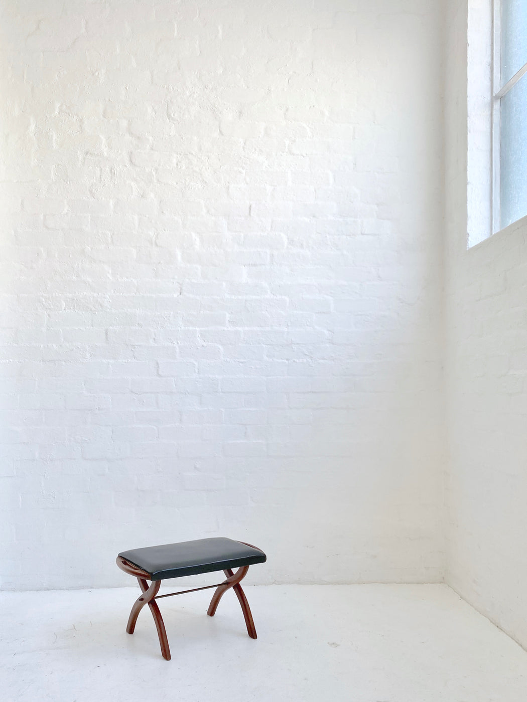 Danish Scissor Leg Footstool