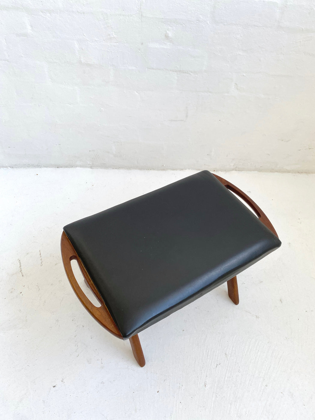 Danish Scissor Leg Footstool