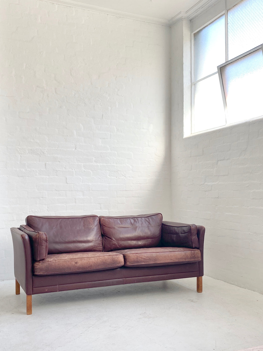Mogens Hansen Leather Sofa