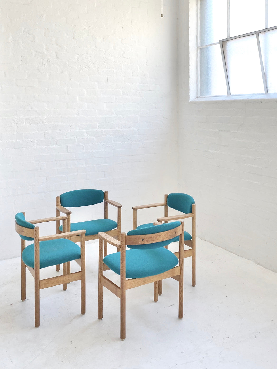Jorgen Baekmark Oak Armchairs