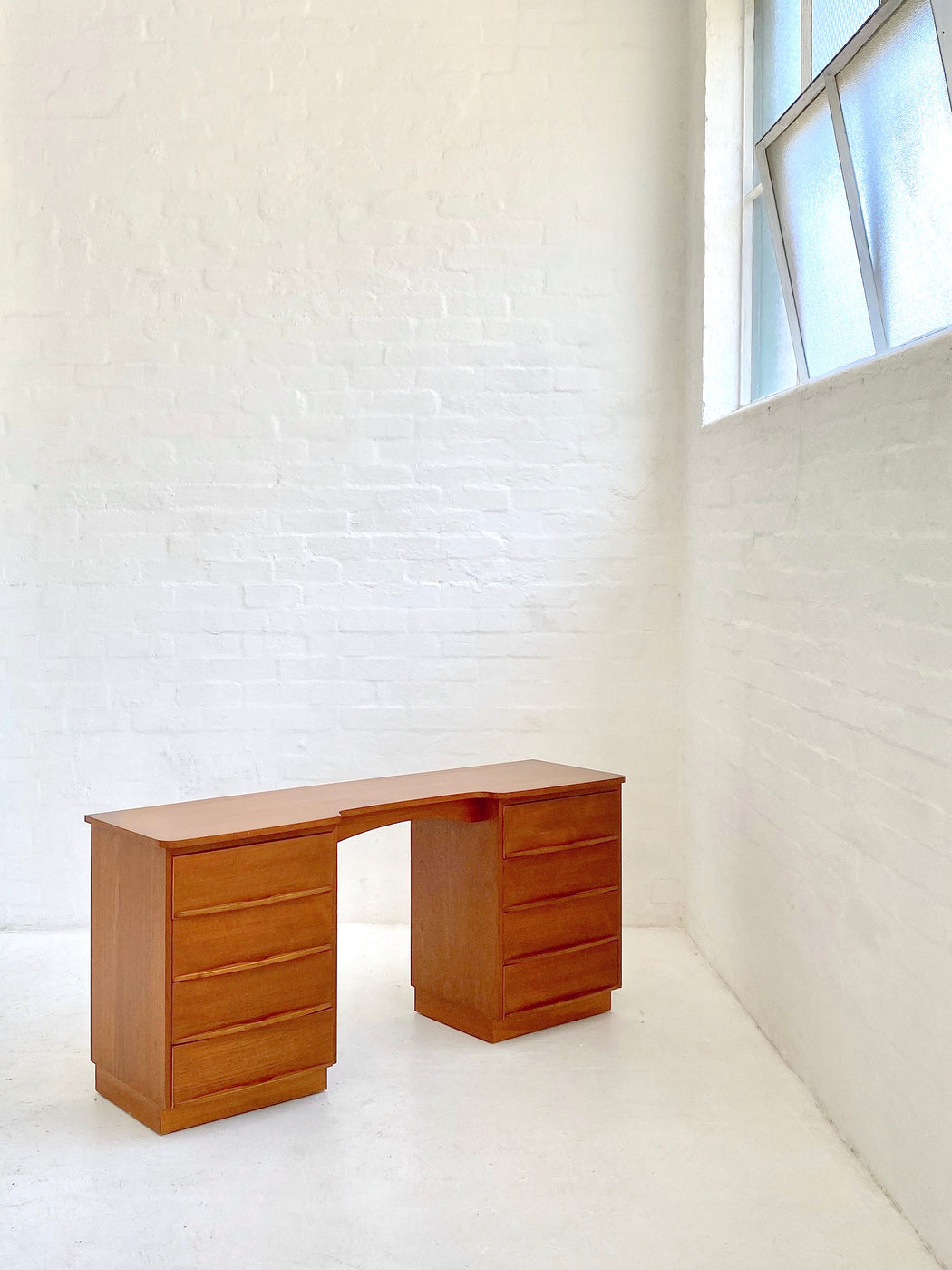 Mid Century Teak Dresser Desk